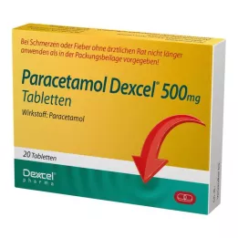 PARACETAMOL Dexcel tablete od 500 mg, 20 sati