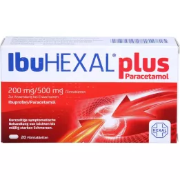 IBUHEXAL plus paracetamol 200 mg/500 mg film tableta, 20 kom