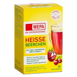 WEPA ljuto bobičasto voće+vit.C+cink+magnezij u prahu, 10X10 g