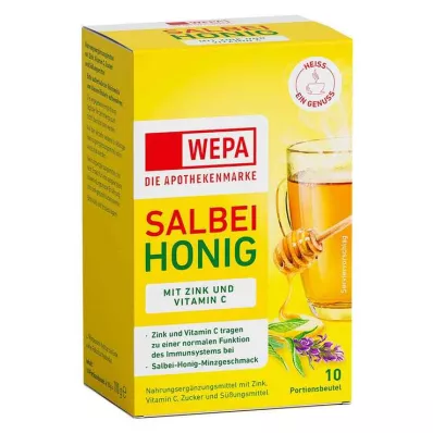Wepa kadulja + med + vitamin C + cink u prahu, 10X10 g Wepa kadulja + med + vitamin C + cink u prahu, 10X10 g