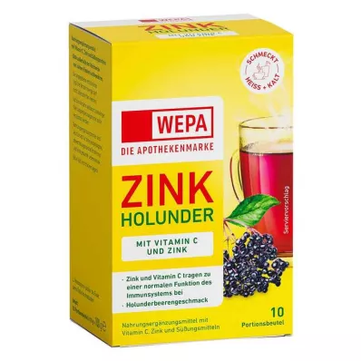 WEPA Cink bazga+Vit.C+Cink bez šećera u prahu, 10X10 g