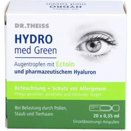 DR.THEISS Hydro med Green Eyetro. Jednodozno pojačalo, 20X0,35 ml