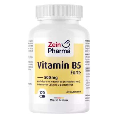 VITAMIN B5 PANTOTHENSÄURE 500 mg kapsule, 120 kom