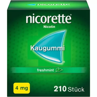NICORETTE Žvakaća guma 4 mg freshmint, 210 kom