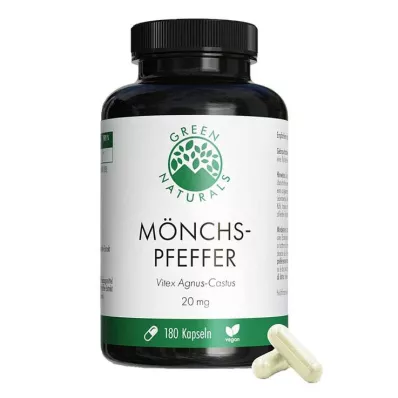 Green Naturals Monks pepper 20 mg kapsule visoke doze, 180 kom Green Naturals Monks pepper 20 mg kapsule visoke doze, 180 kom