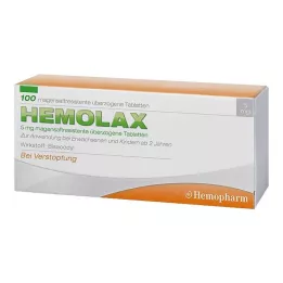 HEMOLAX 5 mg gastrorezistentne obložene tablete, 100 kom