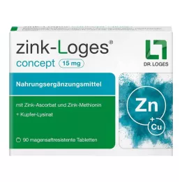 ZINK-LOGES concept 15 mg tablete želučanog soka, 90 kom