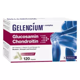 GELENCIUM Glukozamin Kondroitin visoke doze Vit C Kps, 120 kom
