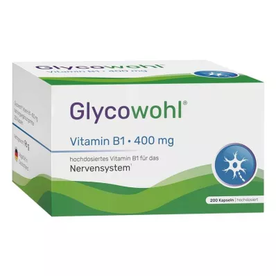 Glycowohl Vitamin B1 Thiamine 400 mg kapsule visoke doze, 200 komada Glycowohl Vitamin B1 Thiamine 400 mg kapsule visoke doze, 200 komada